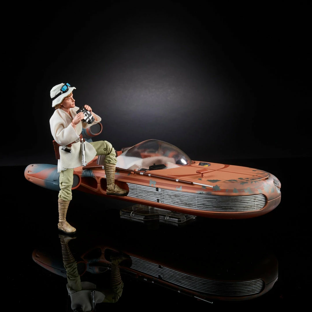 Star Wars The Black Series Luke Skywalker Landspeeder & Figure
