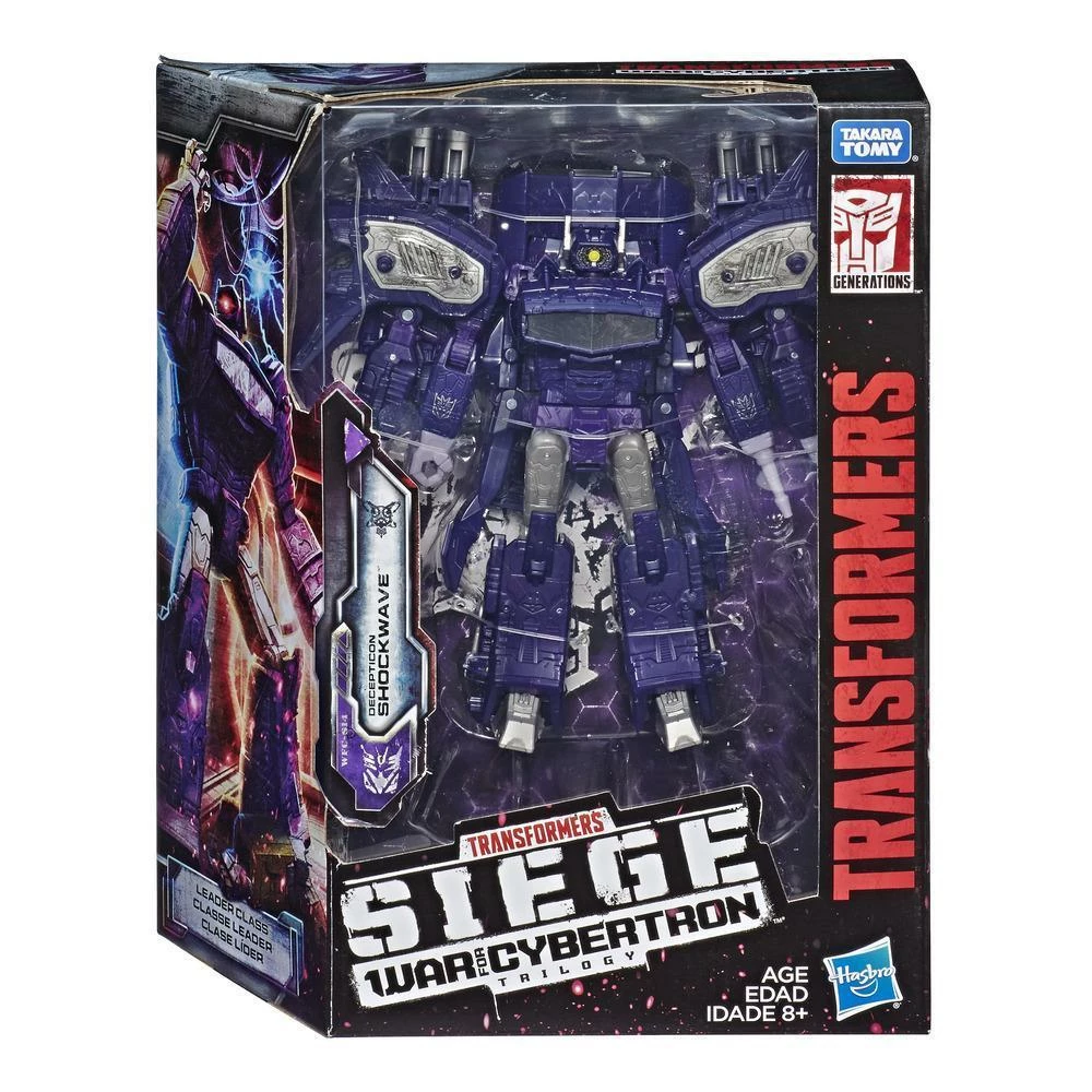 Transformers Generations War For Cybertron: Siege Leader Class WFC-S14 Shockwave Action Figure