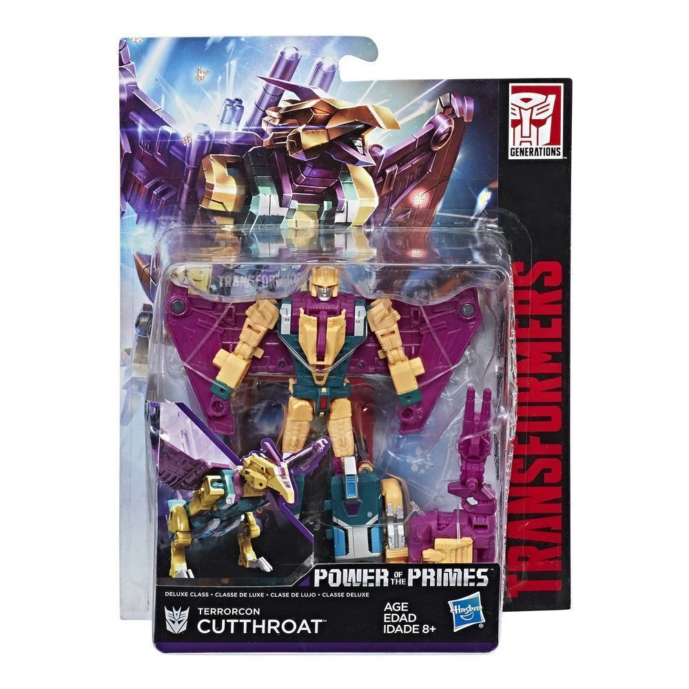 Transformers Generations Power Of The Primes Deluxe Terrorcon Cutthroat Figure