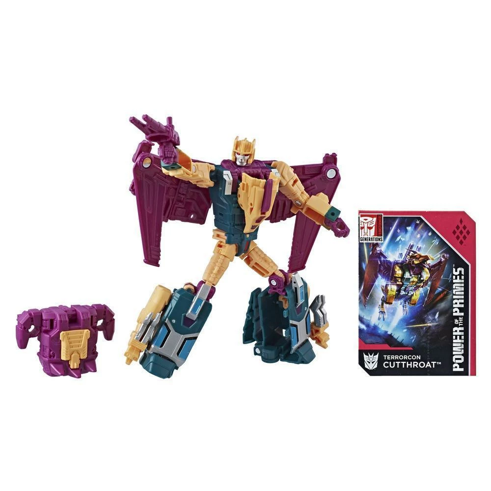 Transformers Generations Power Of The Primes Deluxe Terrorcon Cutthroat Figure