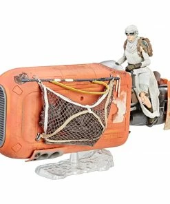 Star Wars The Black Series Rey's Speeder (Jakku) And Figure