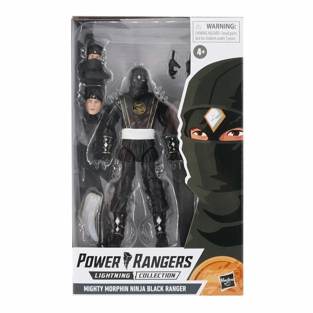 Power Rangers Lightning Collection Mighty Morphin Ninja Black Ranger