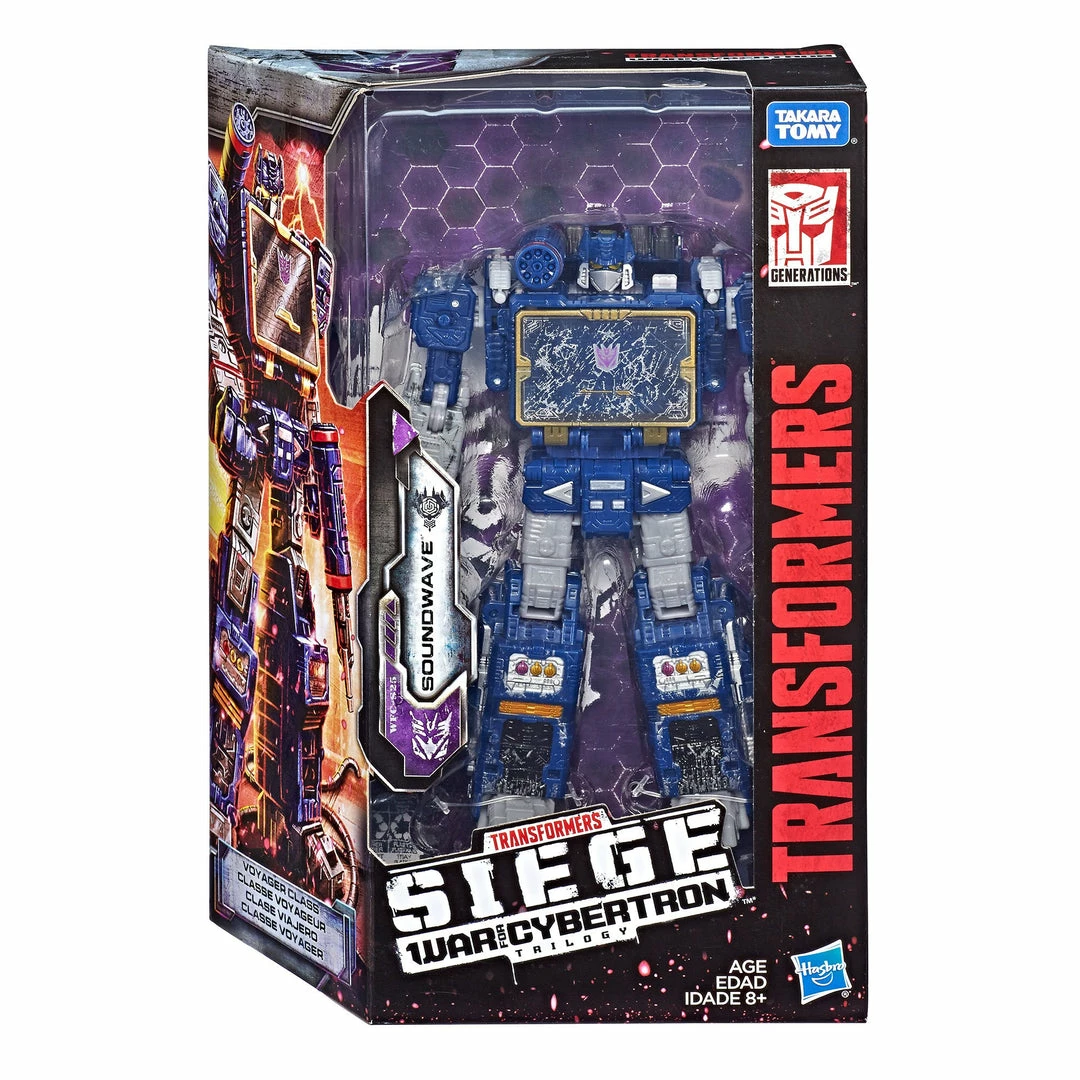 Transformers Generations War For Cybertron Voyager WFC-S25 Soundwave Figure