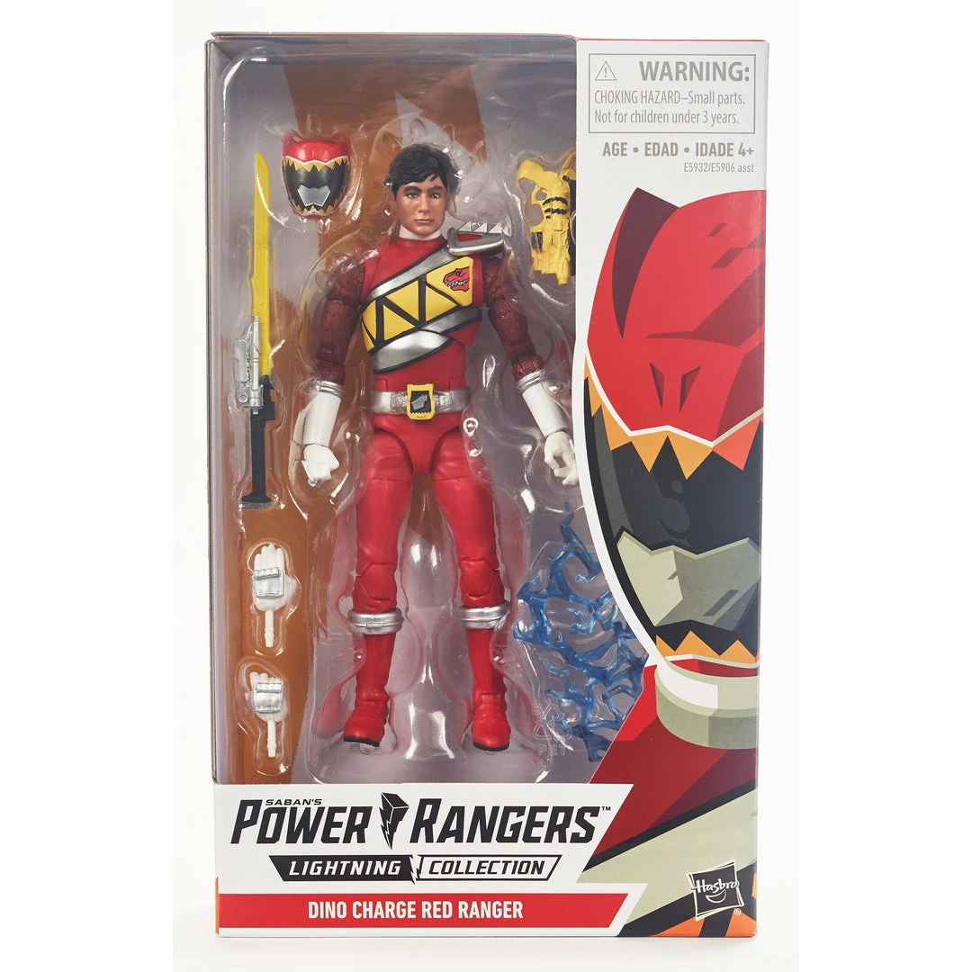 Power Rangers Lightning Collection Dino Charge Red Ranger Figure
