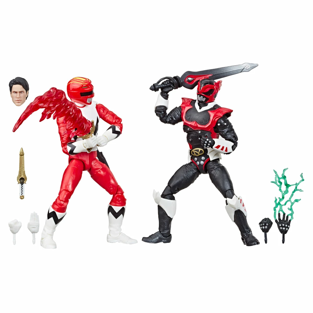 Power Rangers Lightning Collection In Space Psycho Red Ranger And Lost Galaxy Red Ranger