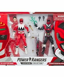 Power Rangers Lightning Collection In Space Psycho Red Ranger And Lost Galaxy Red Ranger