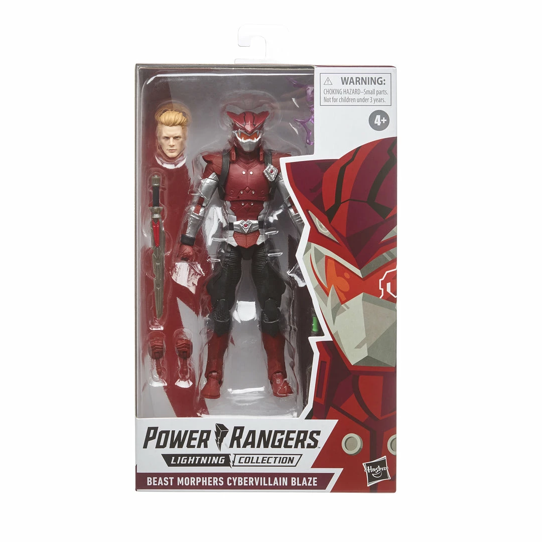 Power Rangers Lightning Collection Beast Morphers Cybervillain Blaze Figure