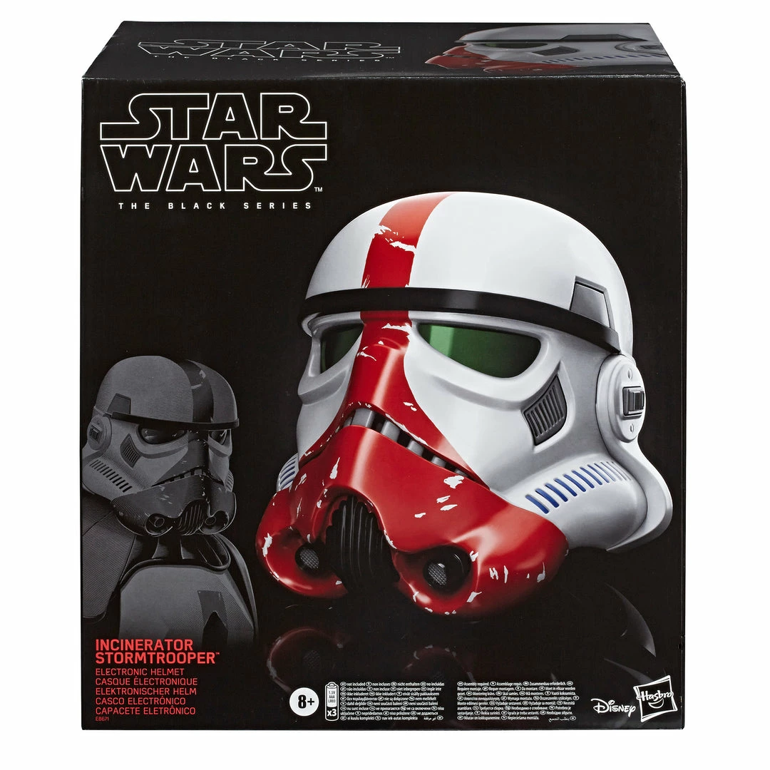 Star Wars The Black Series Incinerator Stormtrooper Premium Electronic Helmet
