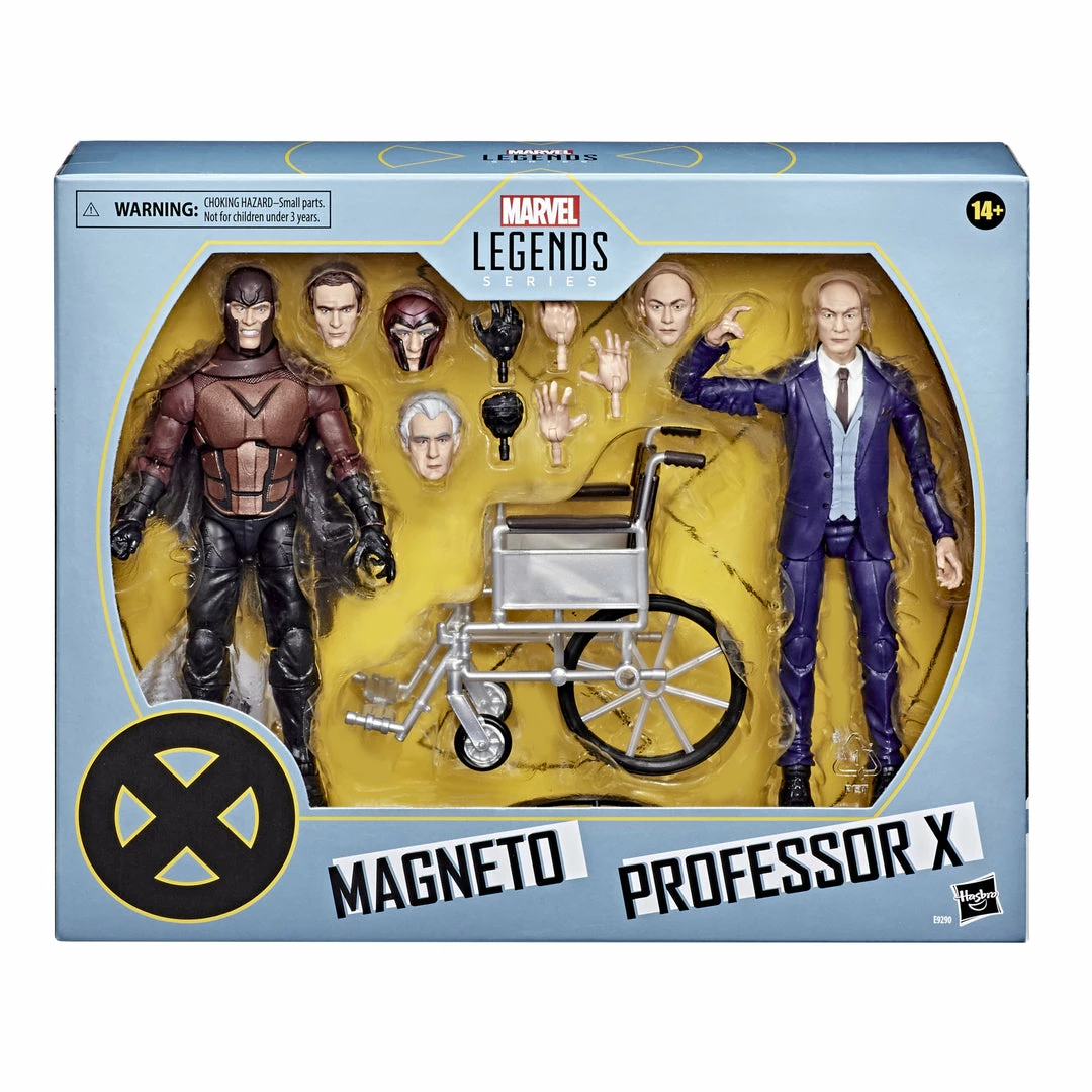 Marvel Legends Series Magneto And Professor X Action Figures