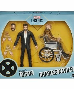 Marvel Legends Series X-Men Marvel’s Logan And Charles Xavier Action Figures Hasbro Pulse Exclusives