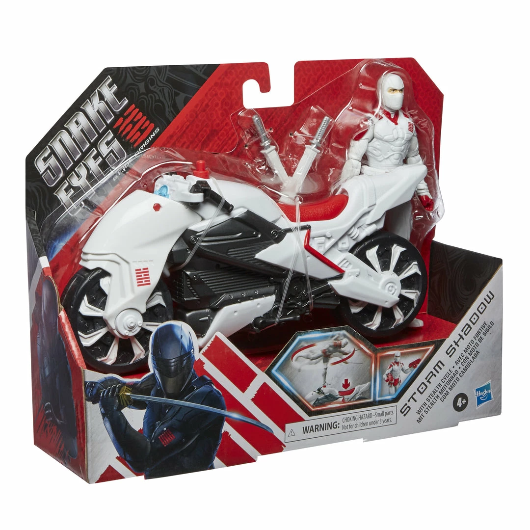 Hasbro Pulse Snake Eyes: G.I. Joe Origins Storm Shadow With Stealth Cycle GI Joe