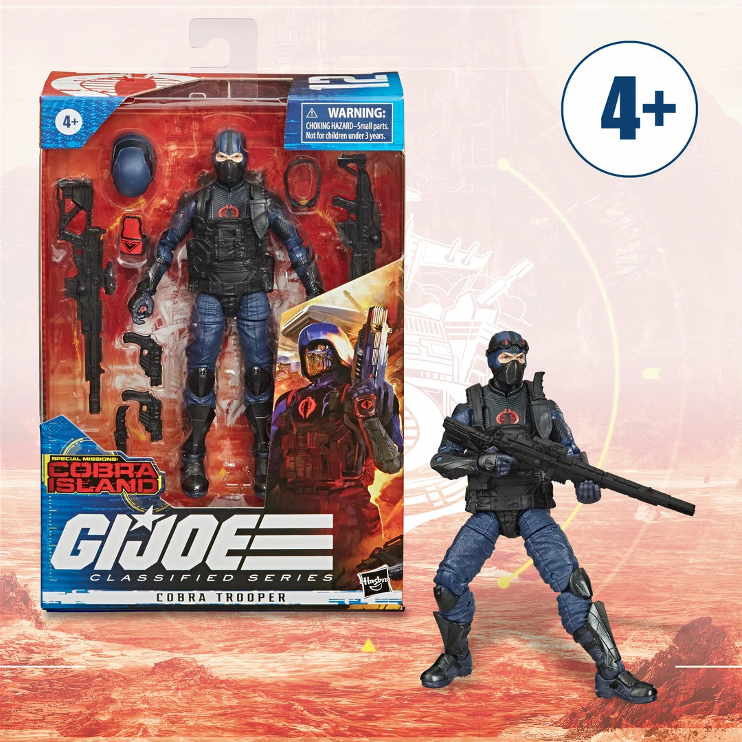 GI Joe G.I. Joe Classified Series Cobra Trooper Action Figure Partner Exclusives