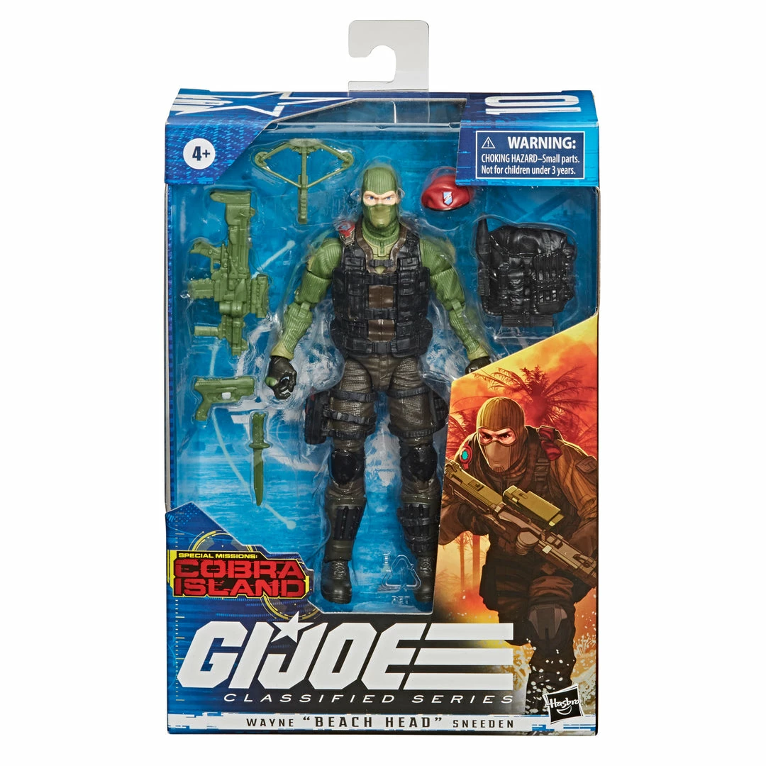 GI Joe G.I. Joe Classified Series Special Missions: Cobra Island Wayne āBeach Headā Sneeden Partner Exclusives