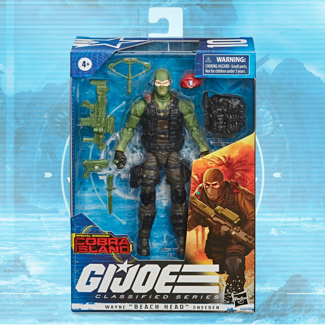 GI Joe G.I. Joe Classified Series Special Missions: Cobra Island Wayne āBeach Headā Sneeden Partner Exclusives