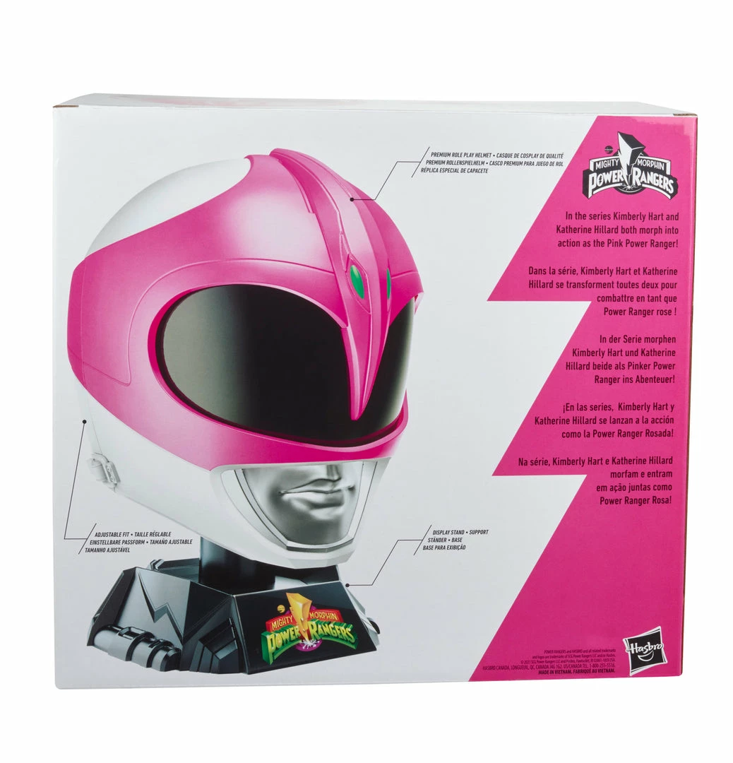 Power Rangers Lightning Collection Mighty Morphin Pink Helmet Back In Stock