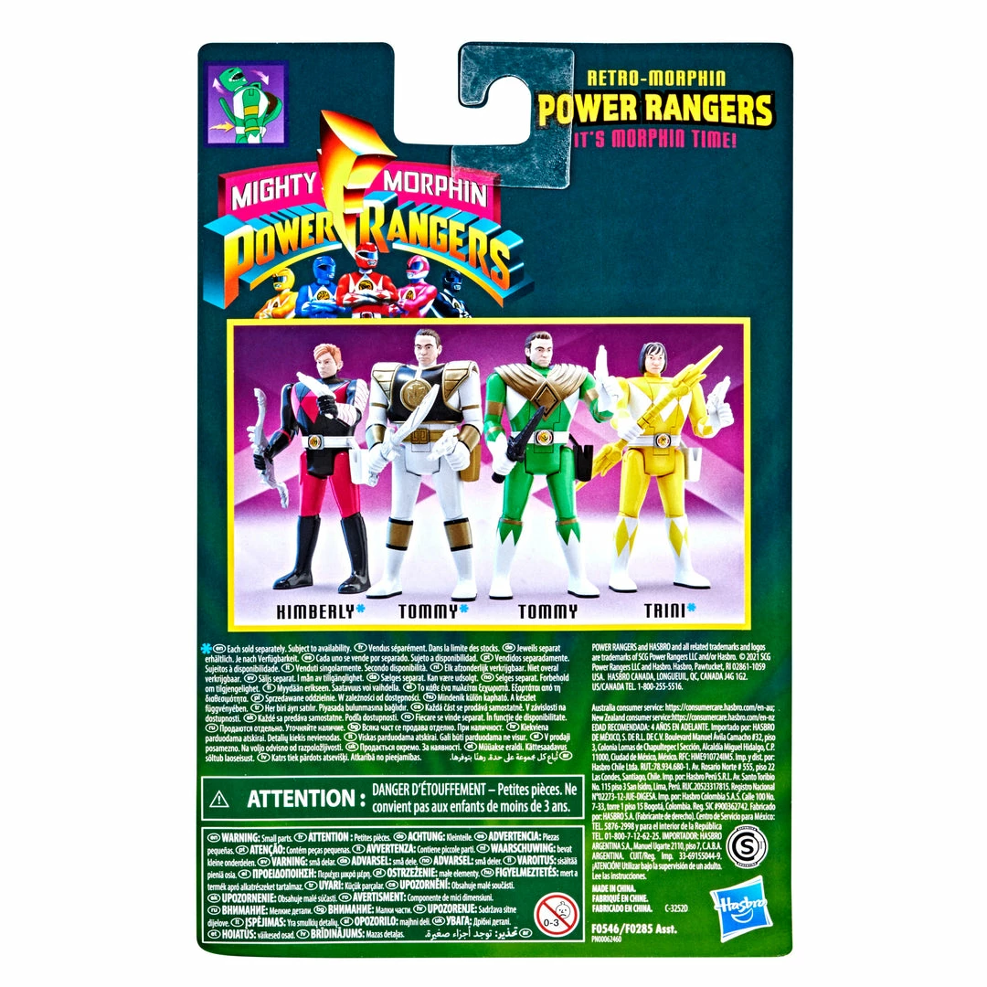 Back In Stock Power Rangers Retro-Morphin Green Ranger Tommy