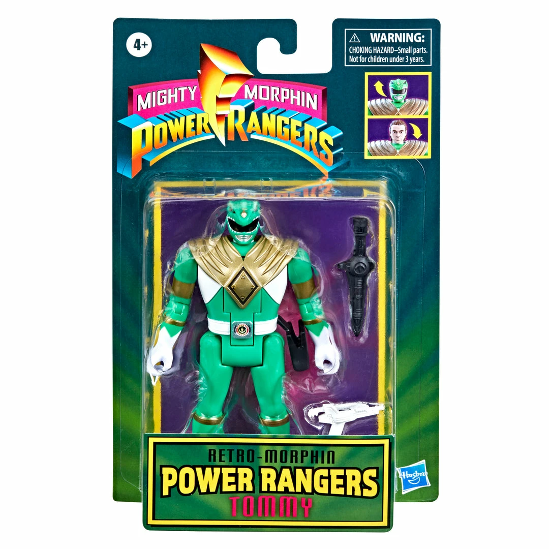 Back In Stock Power Rangers Retro-Morphin Green Ranger Tommy