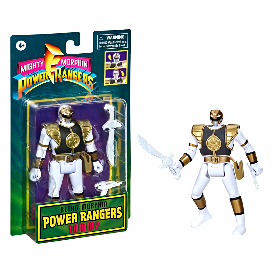Partner Exclusives Power Rangers Retro-Morphin White Ranger Tommy
