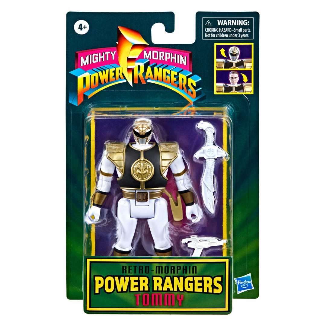 Partner Exclusives Power Rangers Retro-Morphin White Ranger Tommy