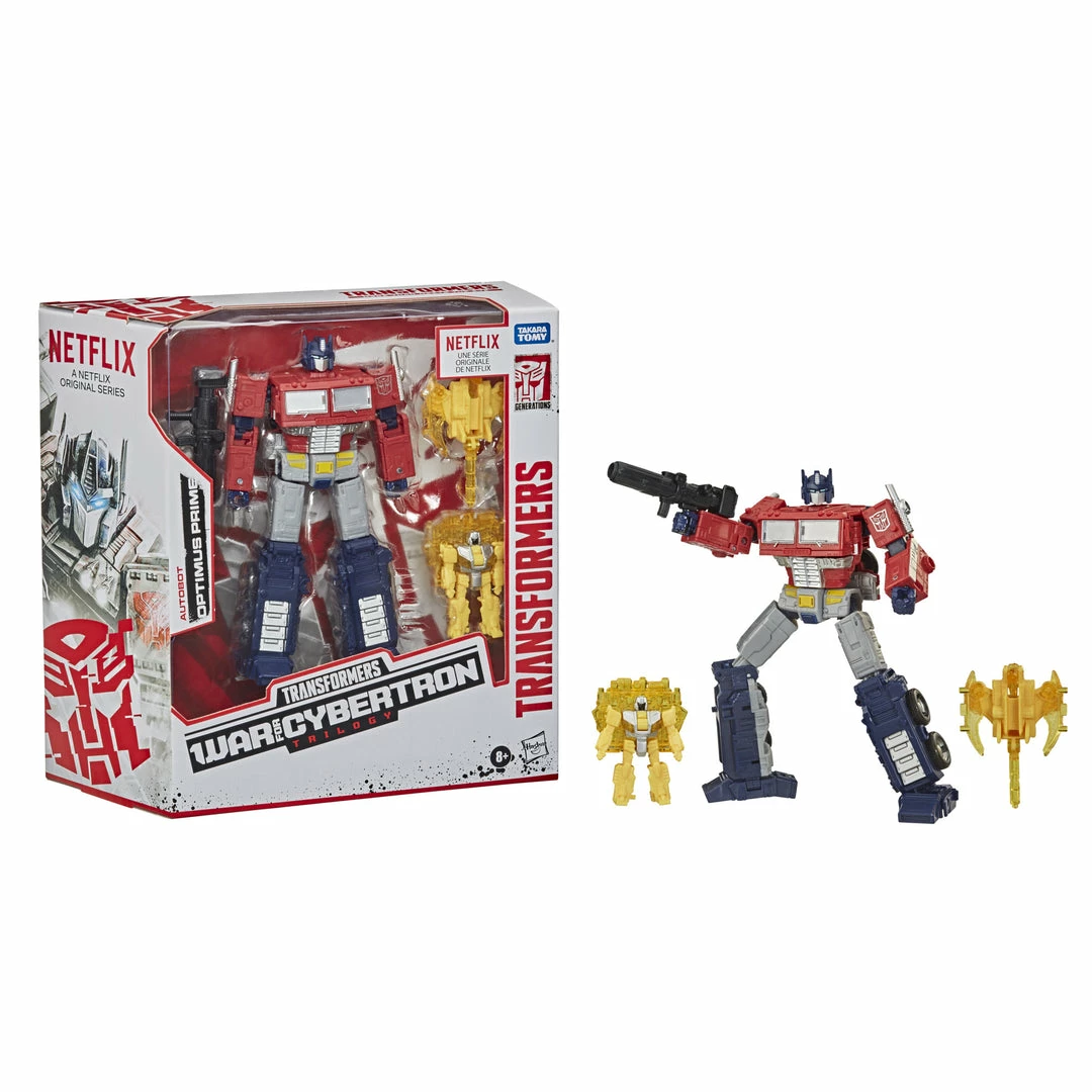 Transformers War For Cybertron Series-Inspired Optimus Prime Battle 3-Pack