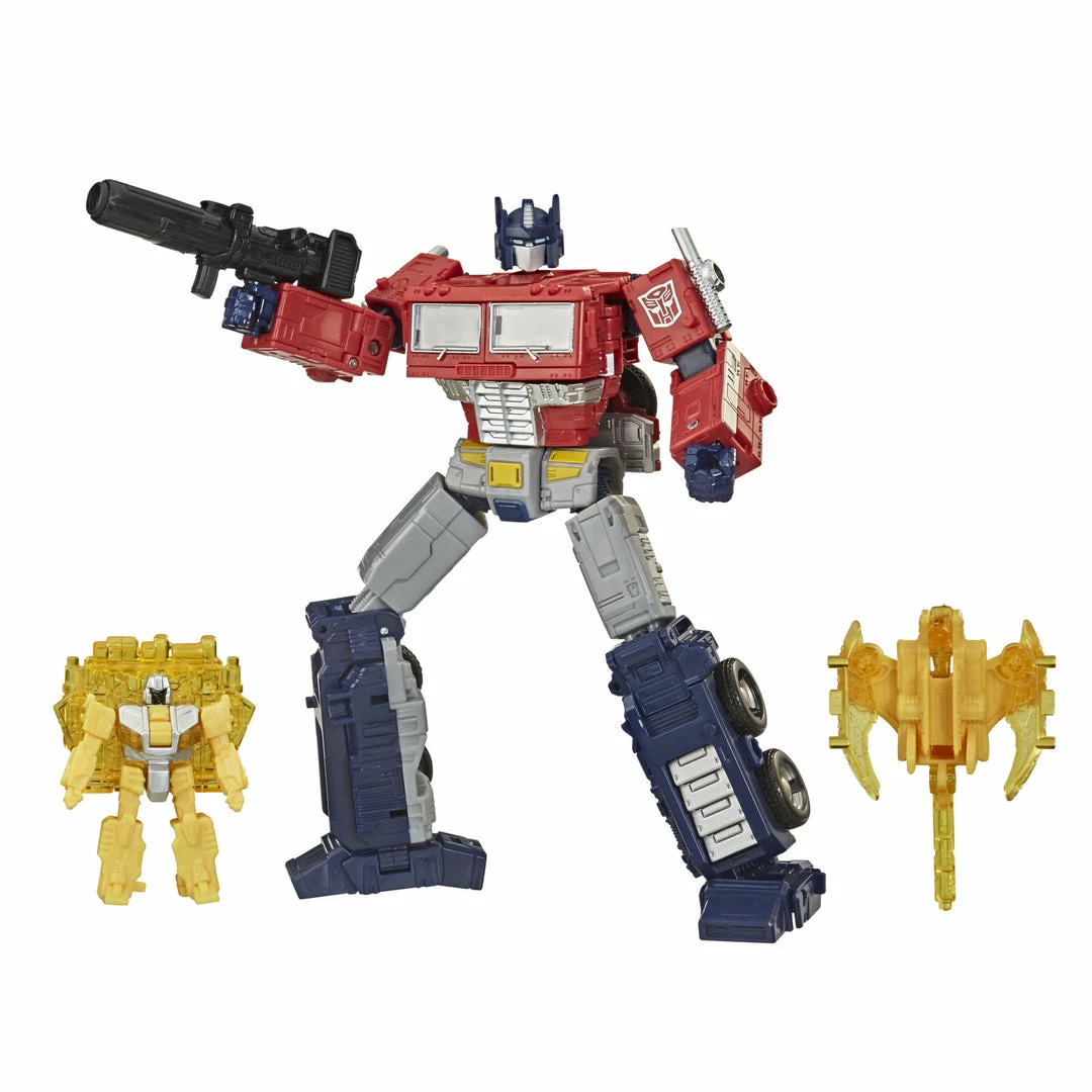 Transformers War For Cybertron Series-Inspired Optimus Prime Battle 3-Pack