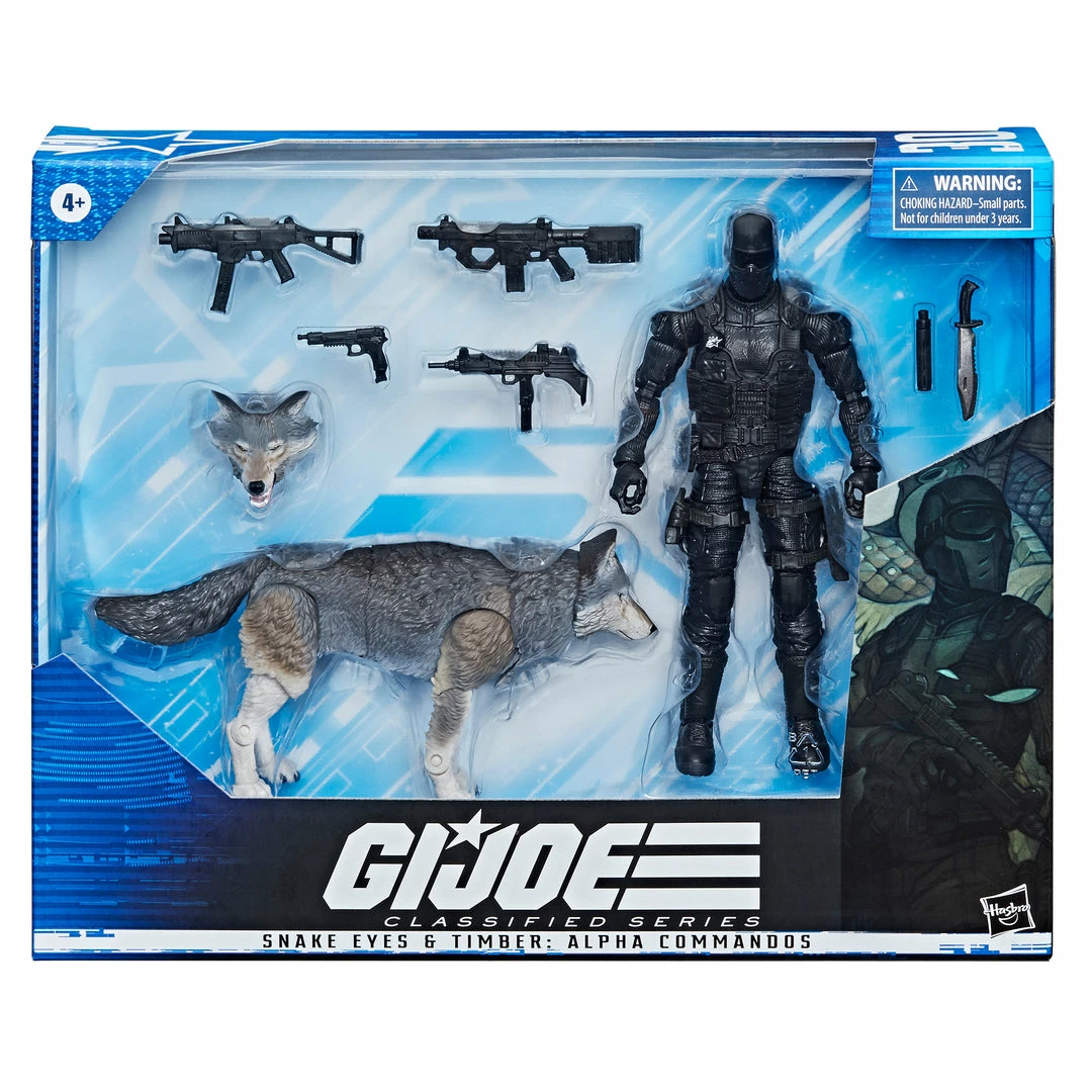 GI Joe G.I. Joe Classified Series Snake Eyes & Timber: Alpha Commandos Action Figures
