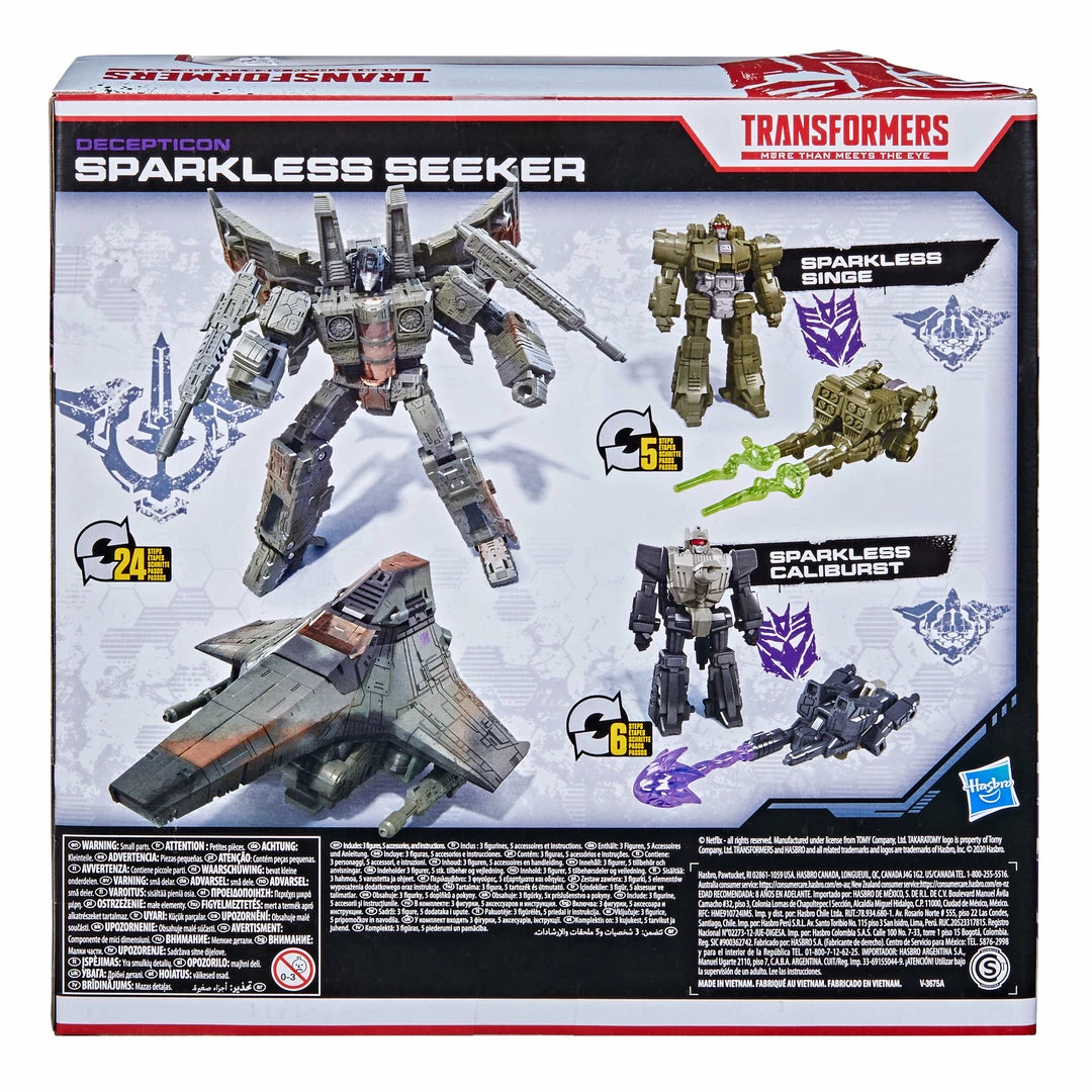 Transformers War For Cybertron Series-Inspired Sparkless Seeker Battle 3-Pack Partner Exclusives