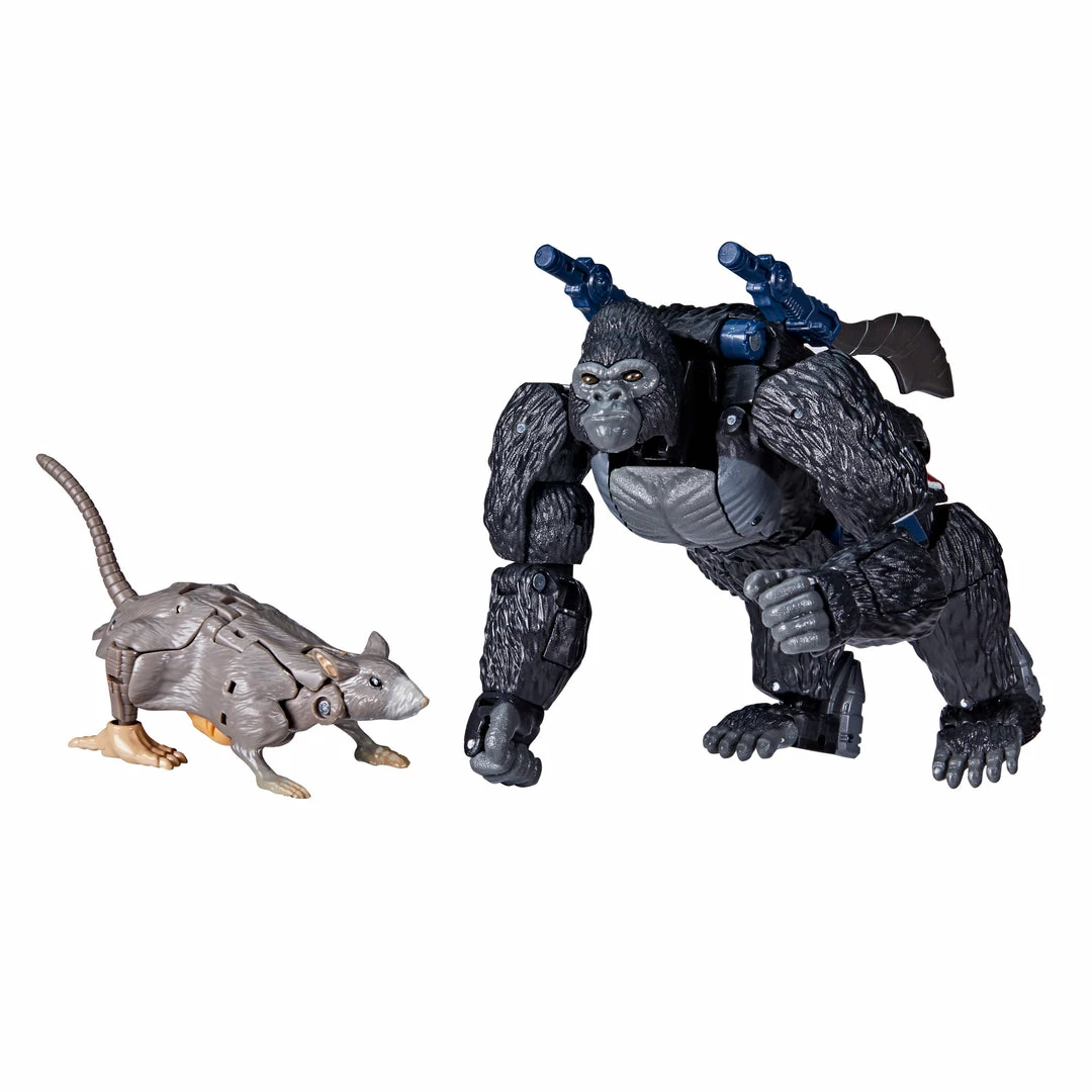 Transformers War For Cybertron Series-Inspired Optimus Primal And Rattrap