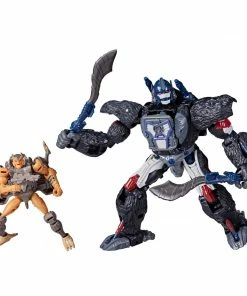 Transformers War For Cybertron Series-Inspired Optimus Primal And Rattrap
