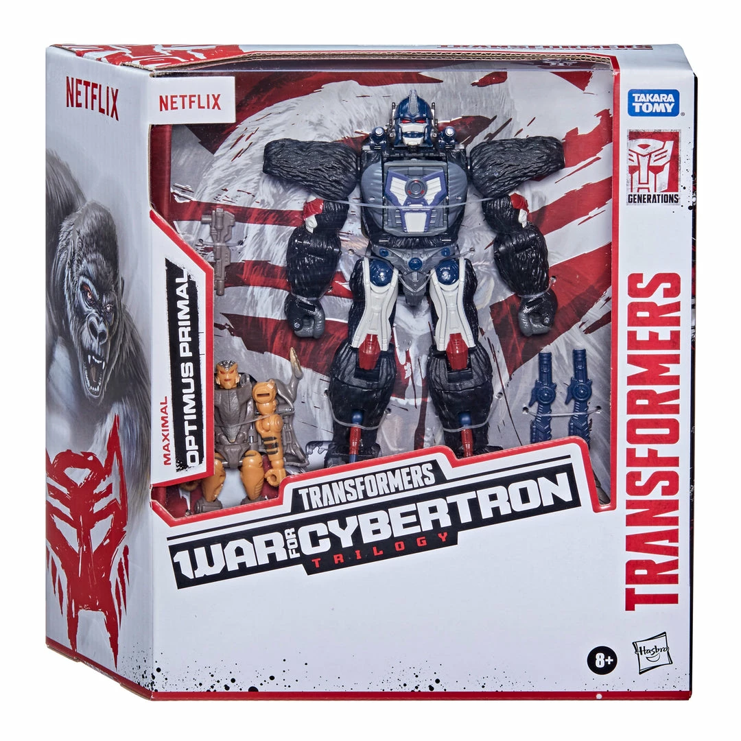 Transformers War For Cybertron Series-Inspired Optimus Primal And Rattrap