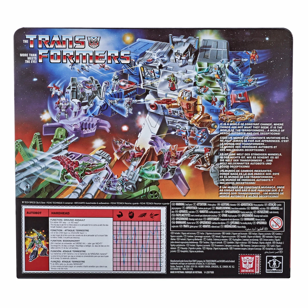 Partner Exclusives Transformers Generations Retro Headmaster Hardhead
