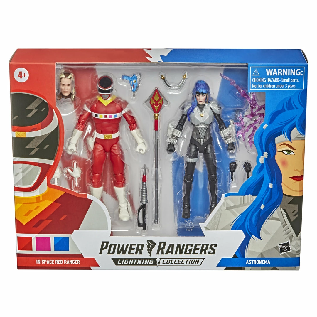 Power Rangers Lightning Collection In Space Red Ranger Vs. Astronema 2-Pack Back In Stock