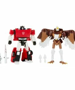 Transformers Generations War For Cybertron: Kingdom Battle Across Time Collection Deluxe WFC-K42 Sideswipe & Maximal Skywarp Partner Exclusives