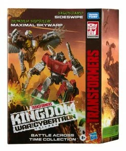 Transformers Generations War For Cybertron: Kingdom Battle Across Time Collection Deluxe WFC-K42 Sideswipe & Maximal Skywarp Partner Exclusives