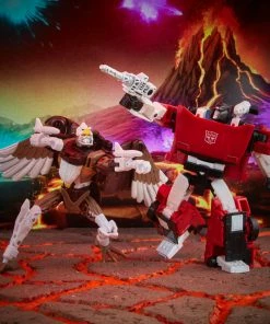 Transformers Generations War For Cybertron: Kingdom Battle Across Time Collection Deluxe WFC-K42 Sideswipe & Maximal Skywarp Partner Exclusives