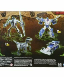 Partner Exclusives Transformers Generations War For Cybertron: Kingdom Battle Across Time Collection Deluxe WFC-K40 Autobot Mirage & Maximal Grimlock