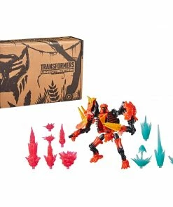 Back In Stock Transformers Generations War For Cybertron Deluxe WFC-K39 Tricranius Beast Power Fire Blasts Collection Pack