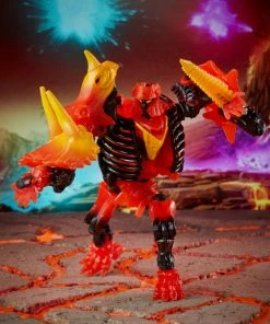 Back In Stock Transformers Generations War For Cybertron Deluxe WFC-K39 Tricranius Beast Power Fire Blasts Collection Pack