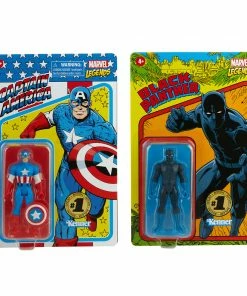 Marvel Legends RETRO 3.75 Captain America & Black Panther (Hasbro Pulse Exclusive) Hasbro Pulse Exclusives