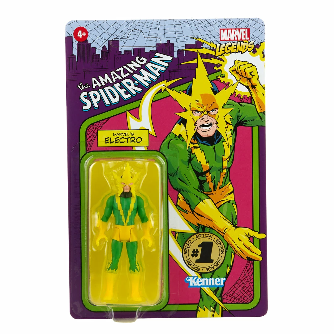 Hasbro Pulse Exclusives Marvel Legends RETRO 3.75 Spiderman & Marvelās Electro (Hasbro Pulse Exclusive)