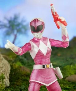 Power Rangers Lightning Collection Mighty Morphin Metallic Armor Pink Ranger Figure (Hasbro Pulse Exclusive)