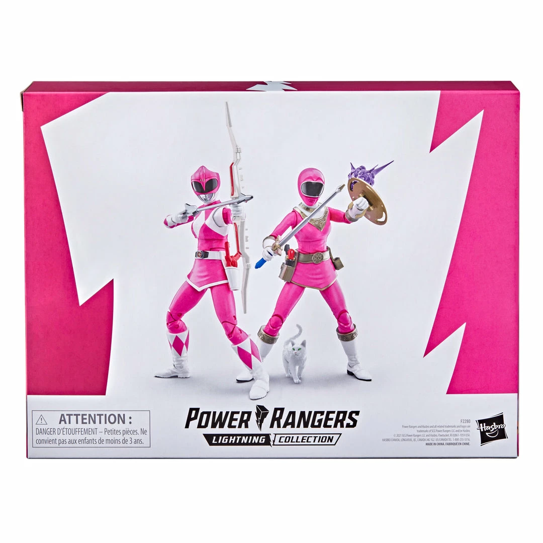 Power Rangers Lightning Collection Mighty Morphin Pink Ranger And Zeo Pink Ranger