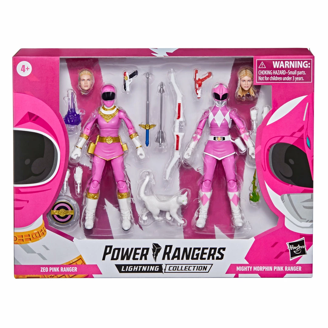 Power Rangers Lightning Collection Mighty Morphin Pink Ranger And Zeo Pink Ranger