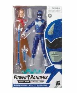 Power Rangers Lightning Collection Mighty Morphin Metallic Blue Ranger (Hasbro Pulse Exclusive)