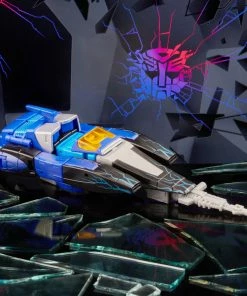 Transformers Generations Shattered Glass Collection Blurr & IDWâs Shattered GlassâBlurr (Exclusive Hasbro Pulse UV Foil Variant Cover)