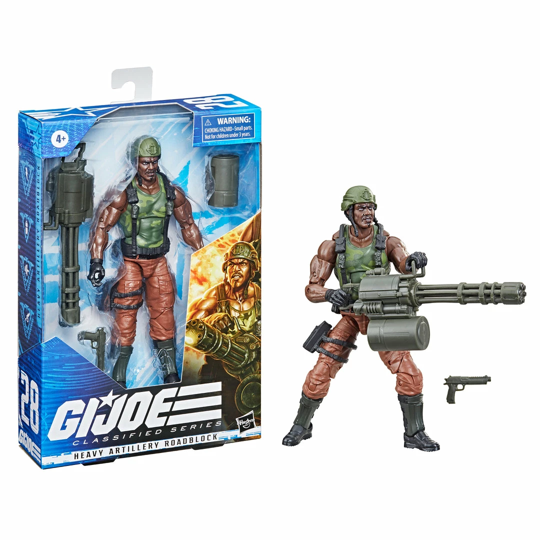 GI Joe G.I. Joe Classified Series Heavy Artillery Roadblock Action Figure