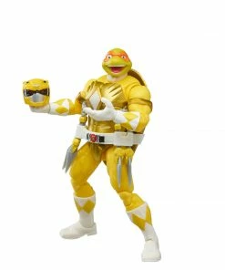Power Rangers X Teenage Mutant Ninja Turtles Lightning Collection Morphed Michelangelo And Morphed April O’Neil