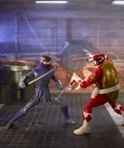 Power Rangers X Teenage Mutant Ninja Turtles Lightning Collection Morphed Raphael And Foot Soldier Tommy