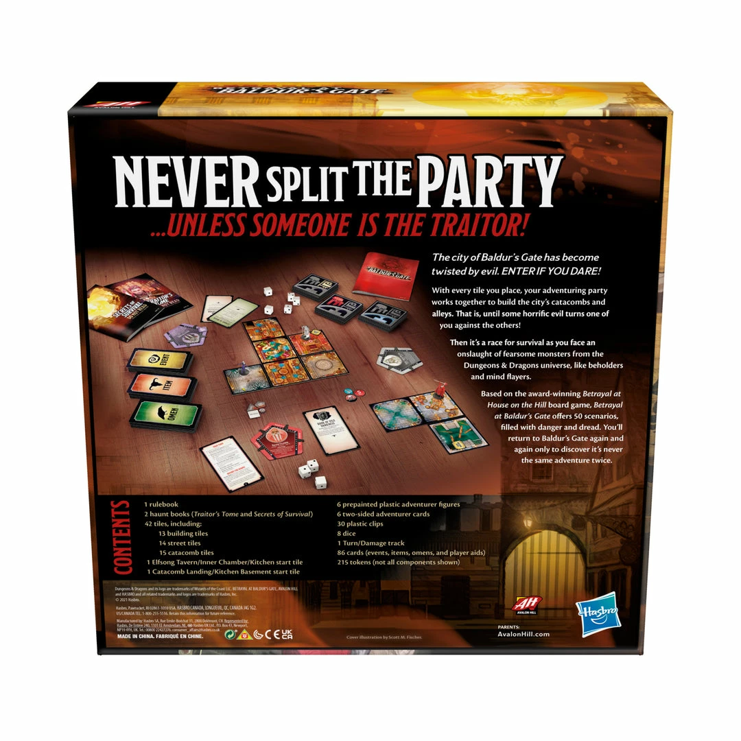 Avalon Hill Betrayal At Baldur's Gate Other Brands