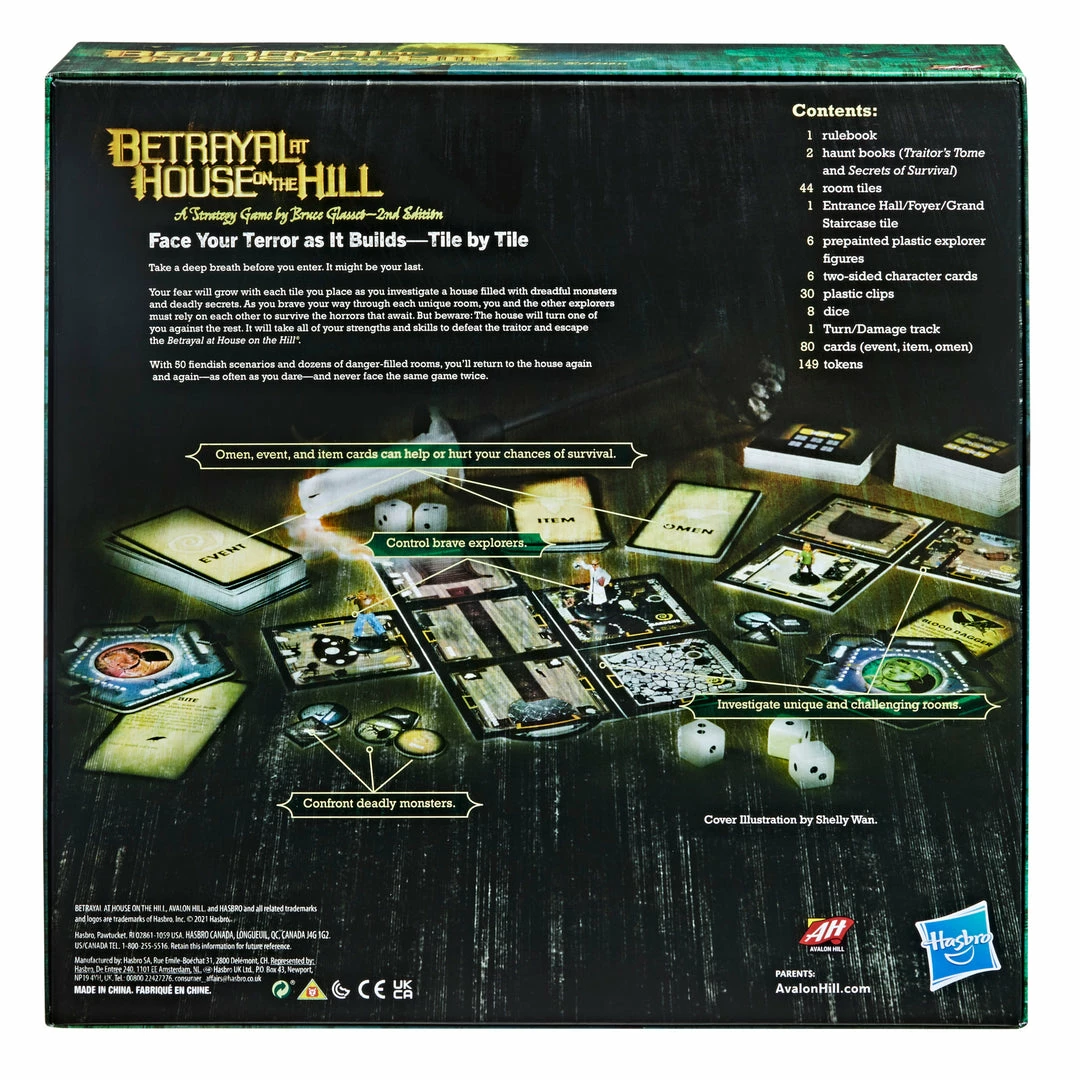 Other Brands Avalon Hill Betrayal At House On The Hill Second Edition